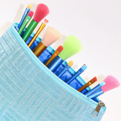 Colorful 15 Piece Makeup Brush Set