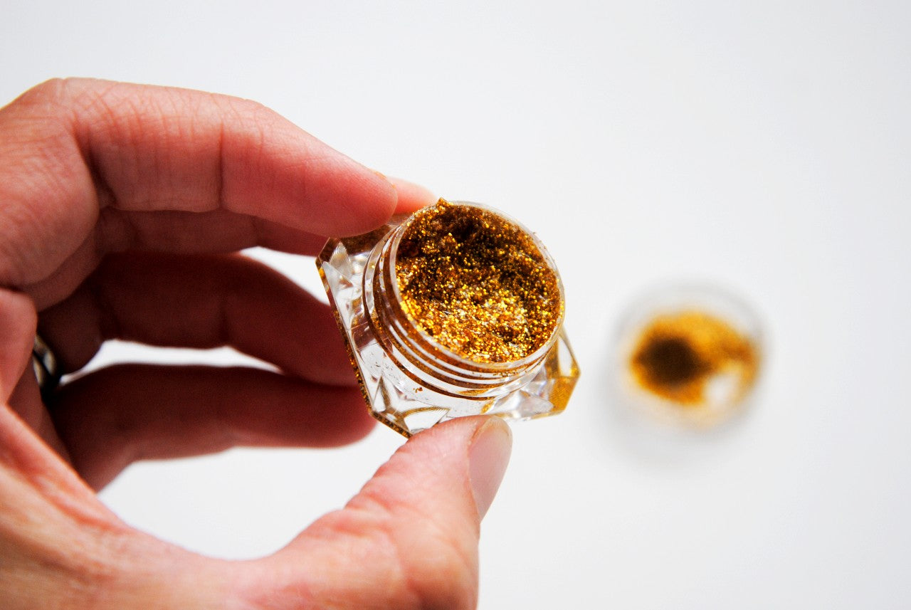 Gold Glitter Jelly Eyeshadow Single
