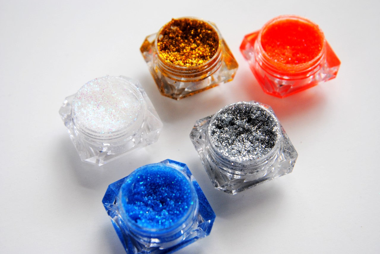 White Glitter Jelly Eyeshadow Single