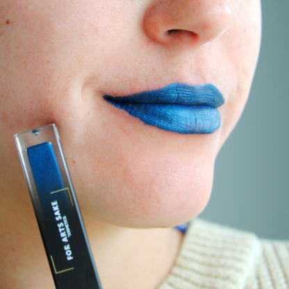 Metallic Blue Liquid Lipstick