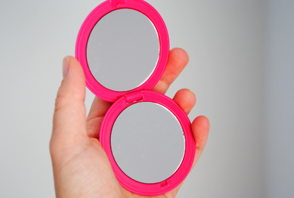 Pink Compact Makeup Mirror