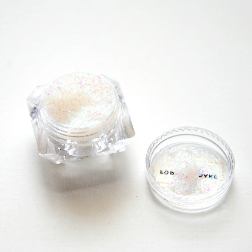 White Glitter Jelly Eyeshadow Single